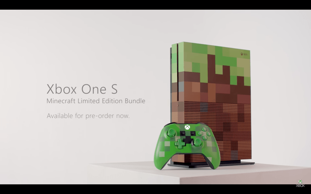 Xbox One S Minecraft特製版現身gamescom 17 Yahoo奇摩新聞