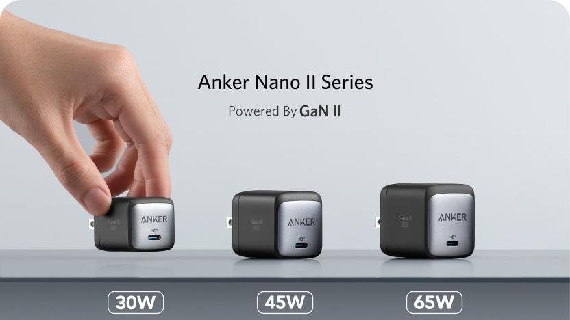 Anker GaN Nano II chargers
