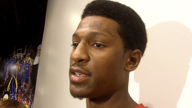 Andrew White meets with reporters