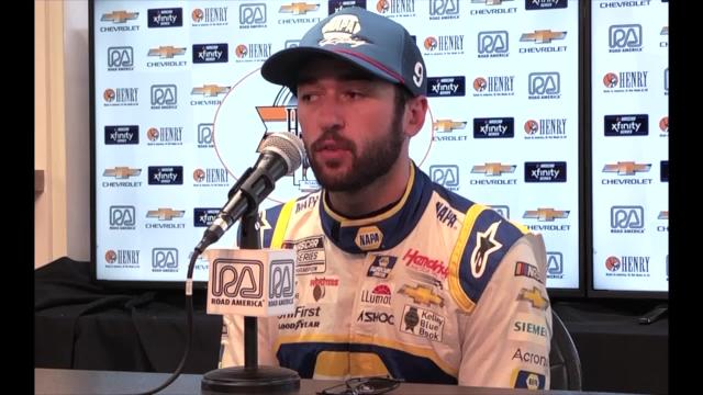Chase Elliott discusses his run to win the NASCAR Cup pole at Road America