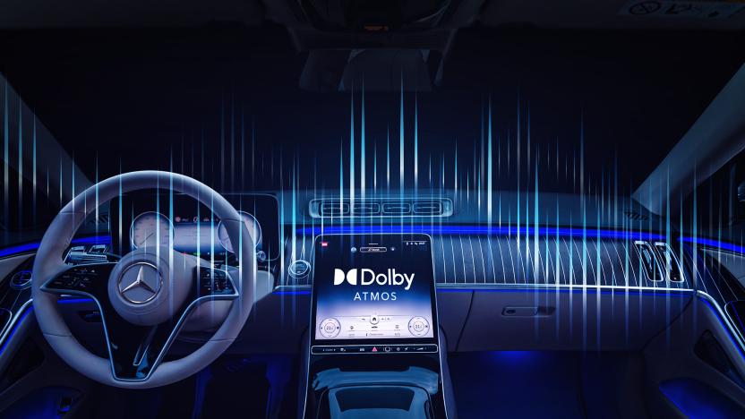 Mercedes-Benz car with Dolby Atmos audio