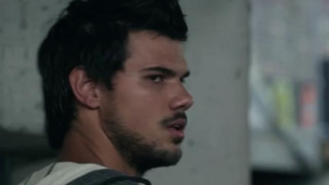 taylor lautner and marie avgeropoulos holding hands