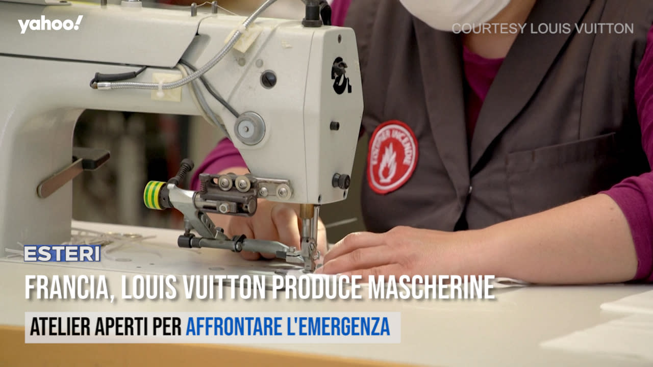 Francia, Louis Vuitton produce mascherine [Video]