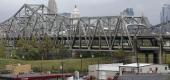 The Brent Spence Bridge, which connects Covington, Ky., with downtown Cincinnati. (AP)