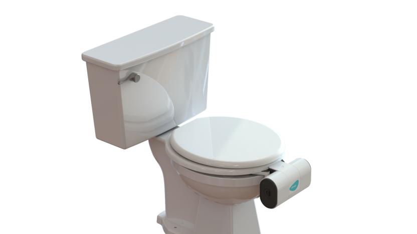 Vivoo's smart toilet clip-on device