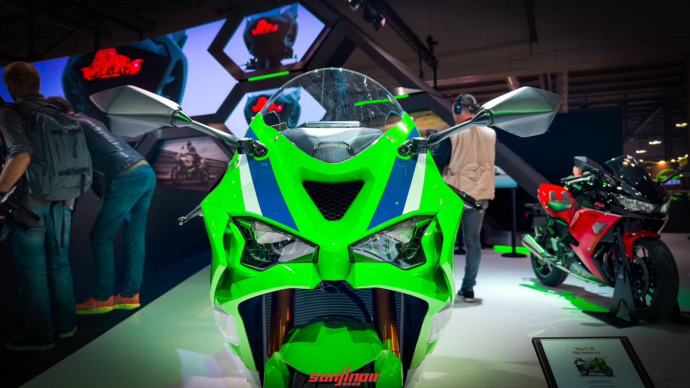 2023米蘭車展現場：Kawasaki也被耽誤了？Ninja ZX-6R 40週年紀念版 