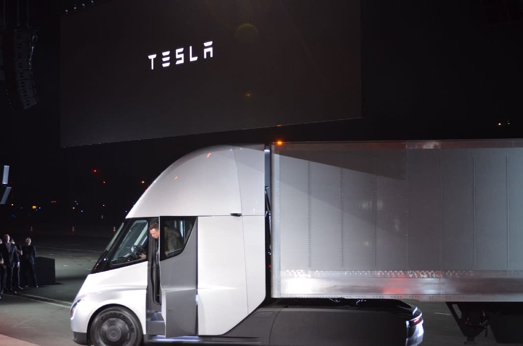 Tesla Unveils Its All Electric Semi Truck