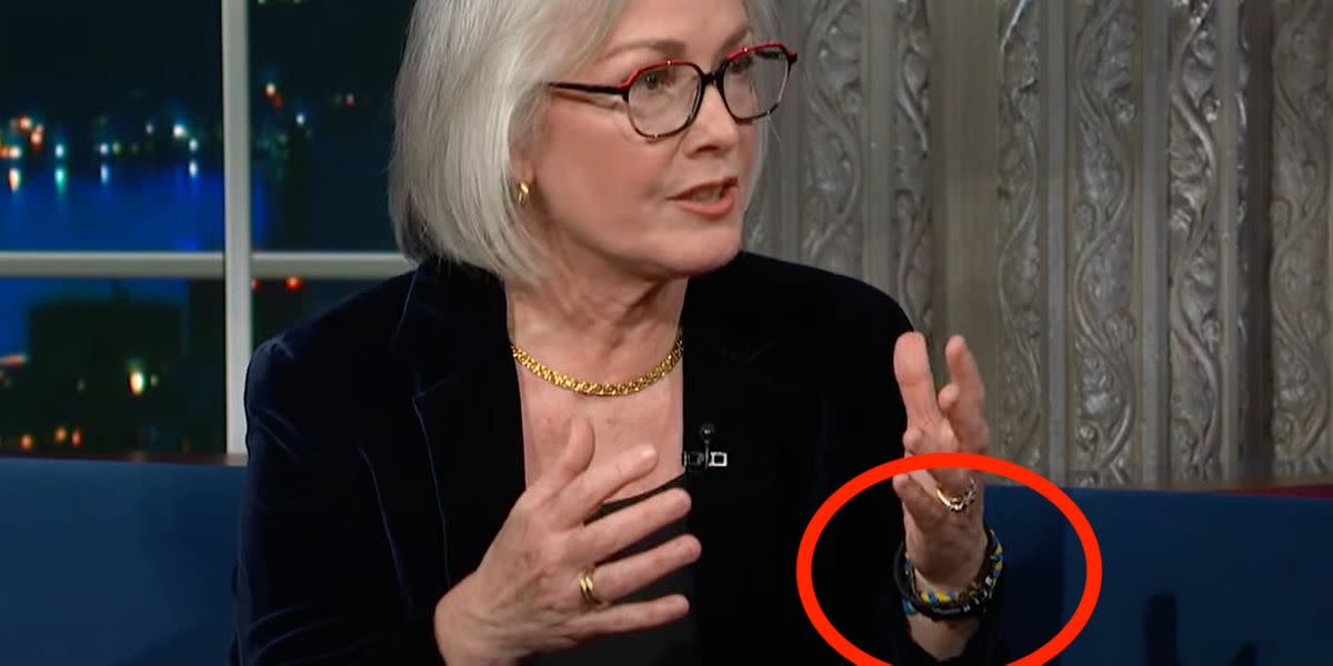 Marie Yovanovitch Wears Damning Message To Putin On ‘The Late Show’