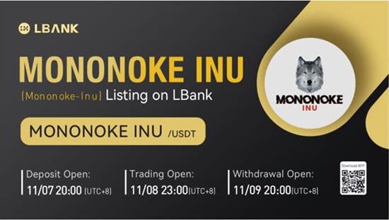 lbank exchange will list mononoke inu on november 8 2021