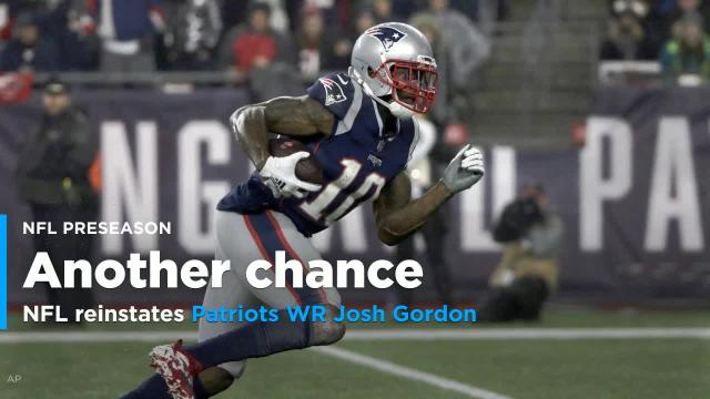 Patriots WR Josh Gordon conditionally reinstated by NFL