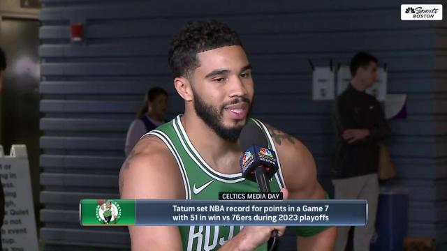 Jayson Tatum on working out with Paul Pierce this summer