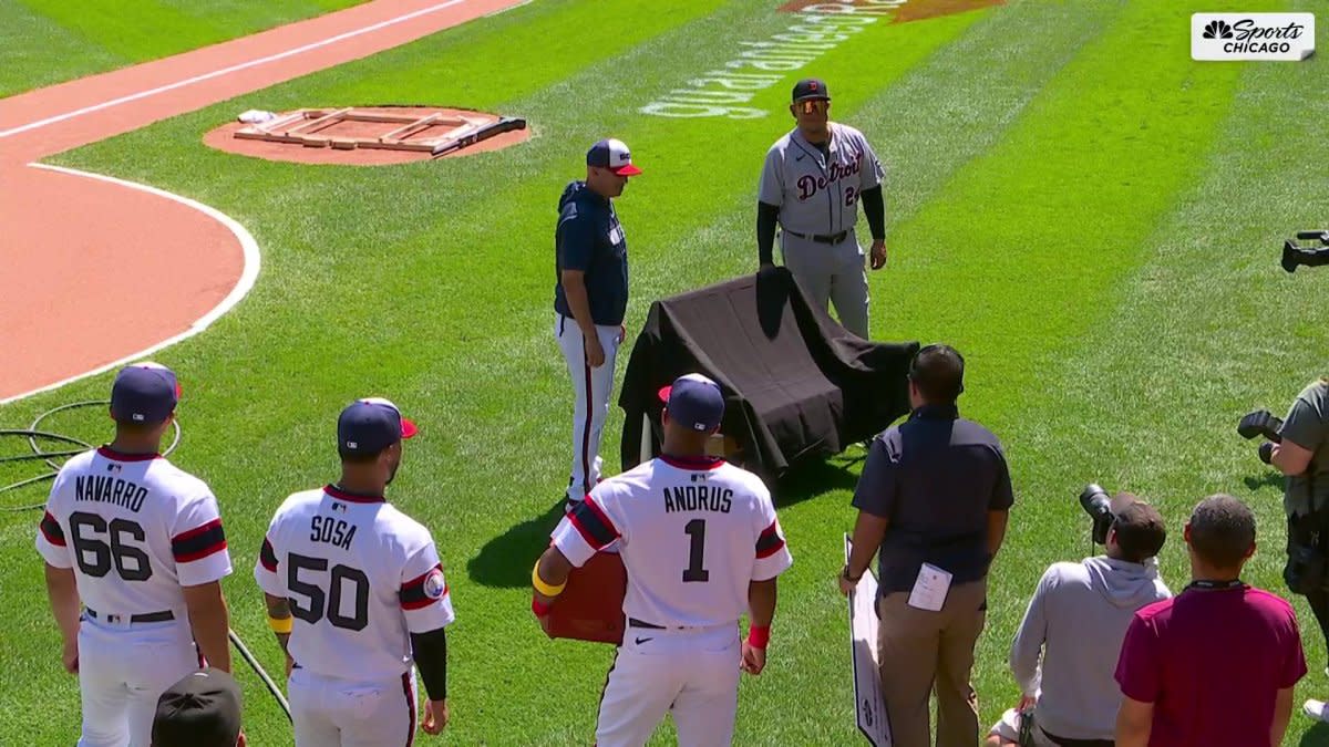 White Sox honor Miguel Cabrera, who reminds them how much he has