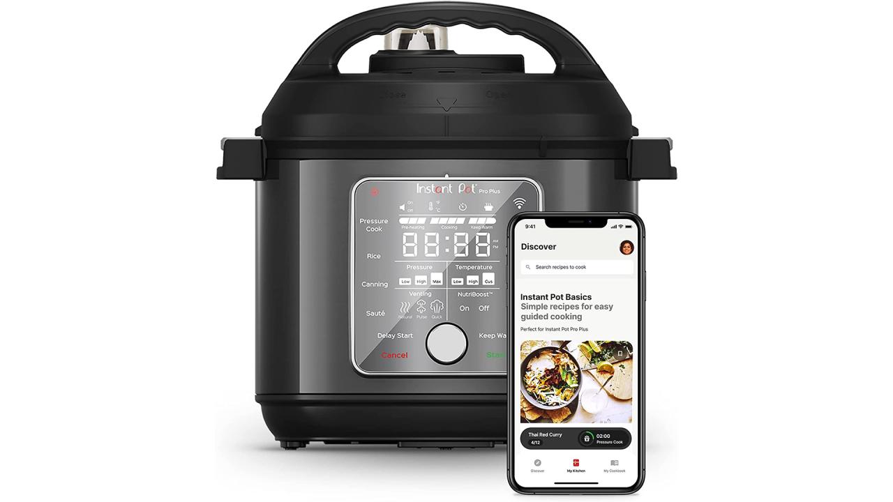 Instant Pot's new $170 Pro Plus is WiFi-connected and offers
