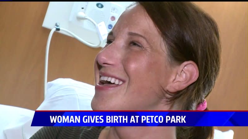 Woman gives birth at Petco Park in the middle of a Padres game