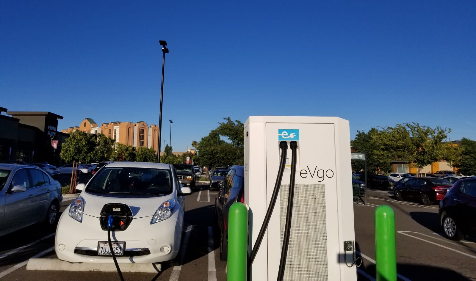 EVgo is installing fast chargers at Chevron filling stations