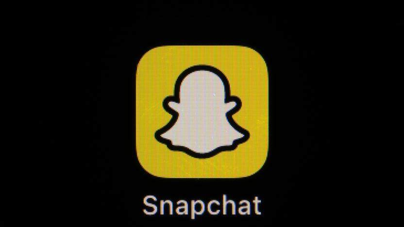 The icon for instant messaging app Snapchat is seen on a smartphone, Feb. 28, 2023, in Marple Township, Pa. The owner of Snapchat is cutting approximately 10% of its worldwide workforce, or about 528 employees, just the latest tech company to announce layoffs. Snap Inc. said in a regulatory filing that it currently estimates $55 million to $75 million in charges, mostly for severance and related costs. (AP Photo/Matt Slocum)