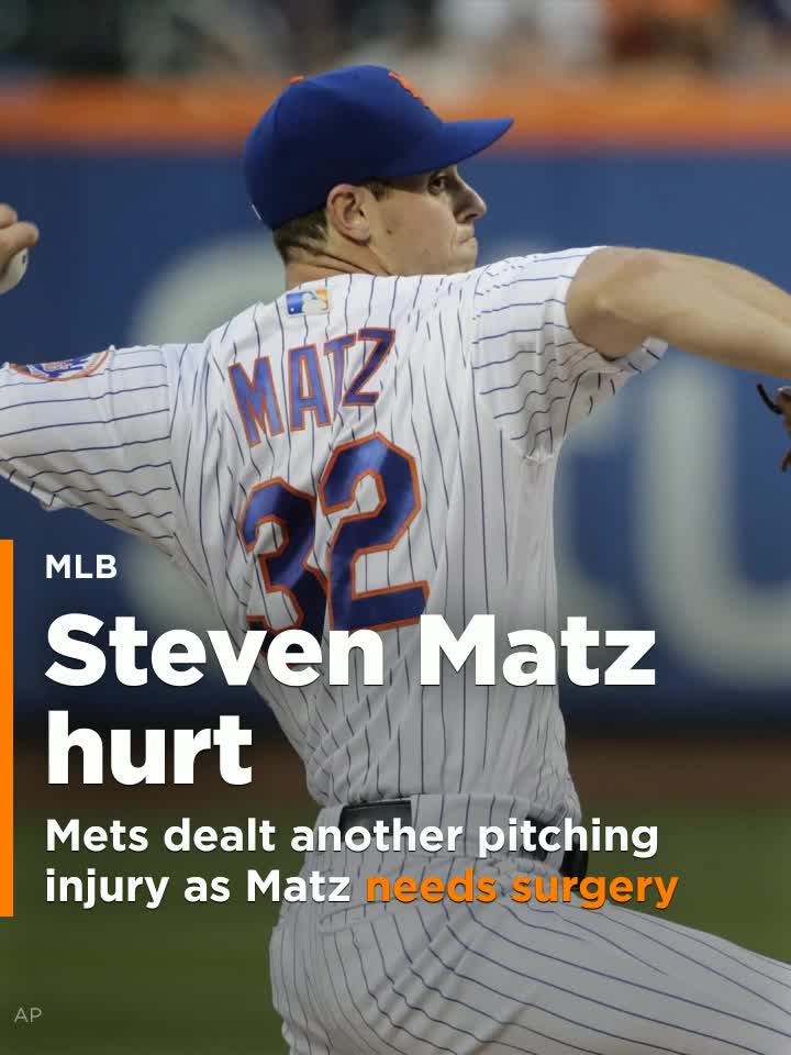 Mets dealt another pitching injury as Steven Matz needs surgery