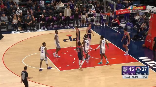 Terence Davis with an and one vs the Washington Wizards