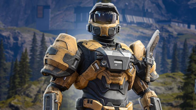 A Spartan in Halo Infinite.