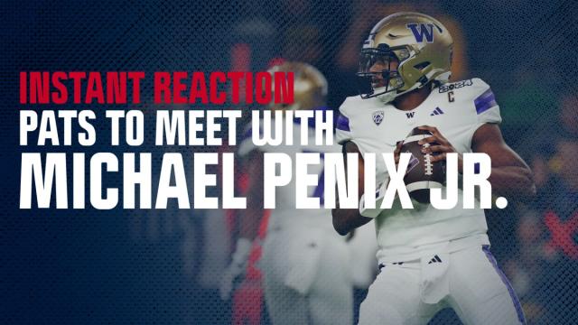 INSTANT REACTION: Pats reportedly to meet with Michael Penix Jr.