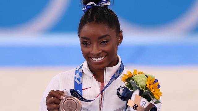 Simone Biles earns medal in Olympic finale