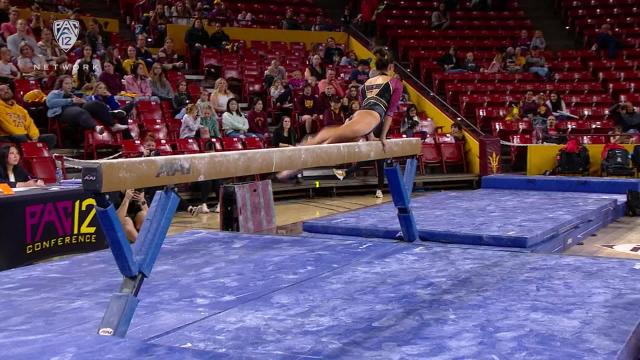 Arizona State’s Emily White performs incredible 9.925 beam routine