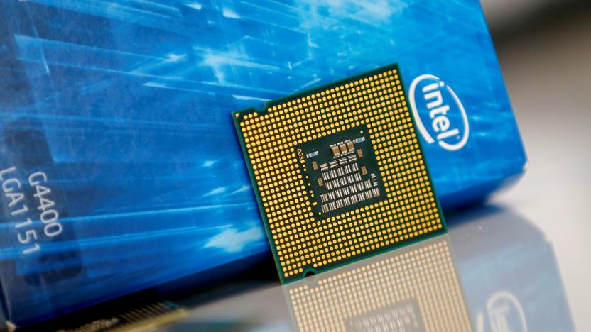ANTALYA, TURKEY - DECEMBER 6: Intel processor chip for Samsung is seen in this illustration photo in Antalya, Turkey on December 06, 2019. (Photo by Mustafa Ciftci/Anadolu Agency/Getty Images)