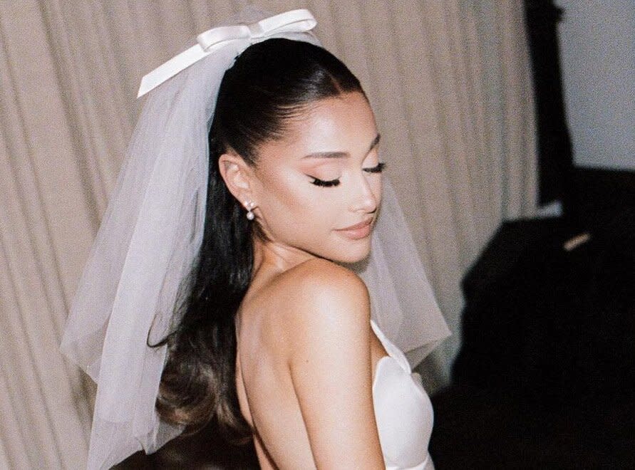 Ariana Grande Just Shared Her First Wedding Photos And Omg Her Dress 