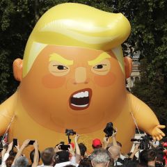 Donald Trump Baby Balloon Knifed In Alabama, Ranting Man Arrested