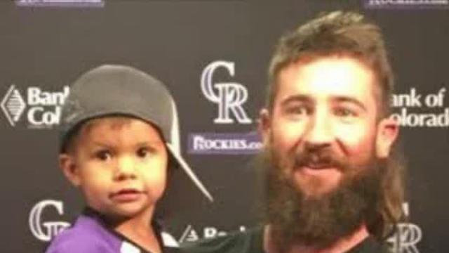 Charlie Blackmon met his two-year-old superfan and it was adorable