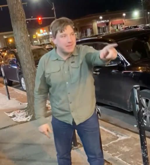 Proud Boys Leader Yells Racist Slurs Before Attacking Black Woman