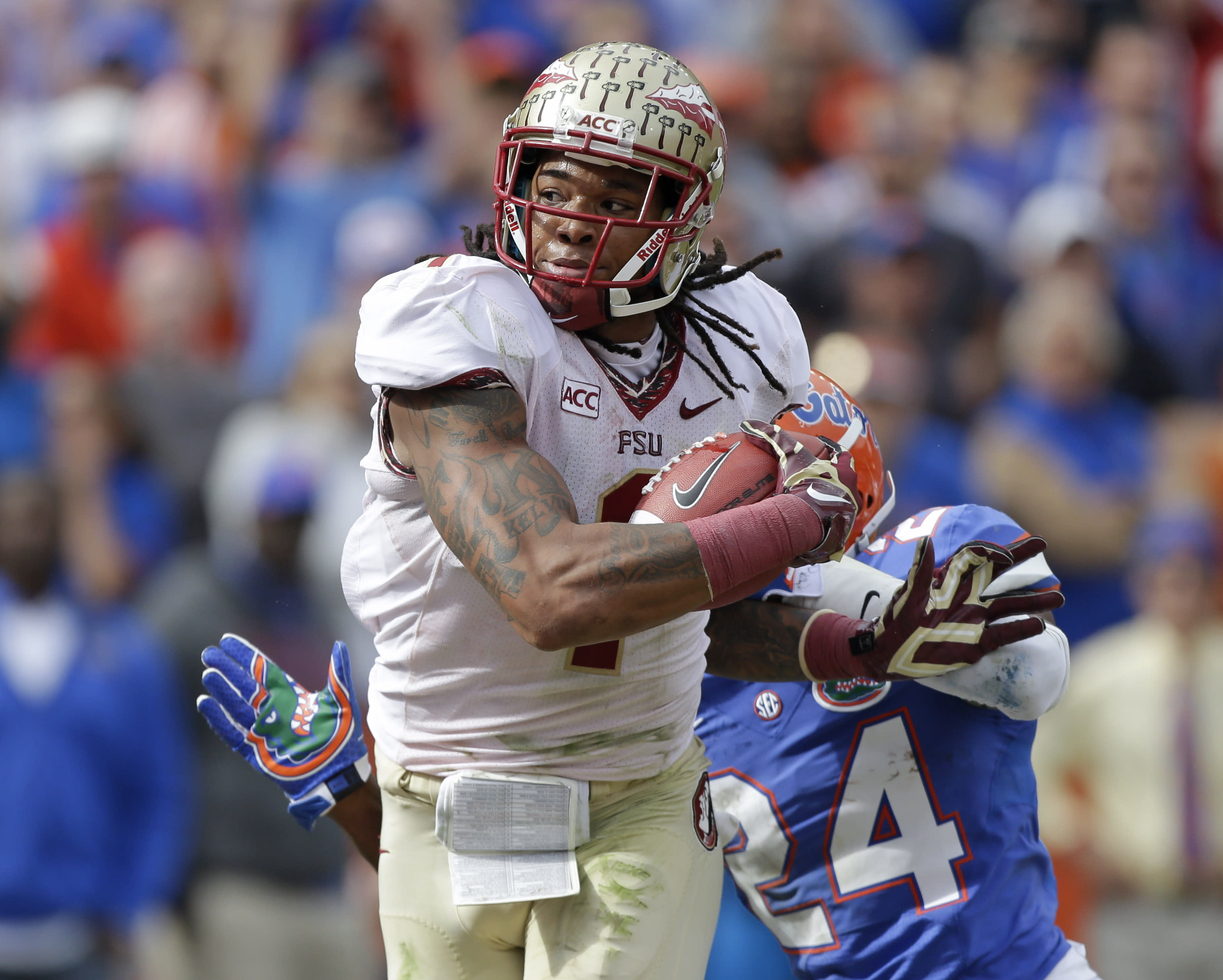 Download No. 20 Duke attempts to slow WR Kelvin Benjamin