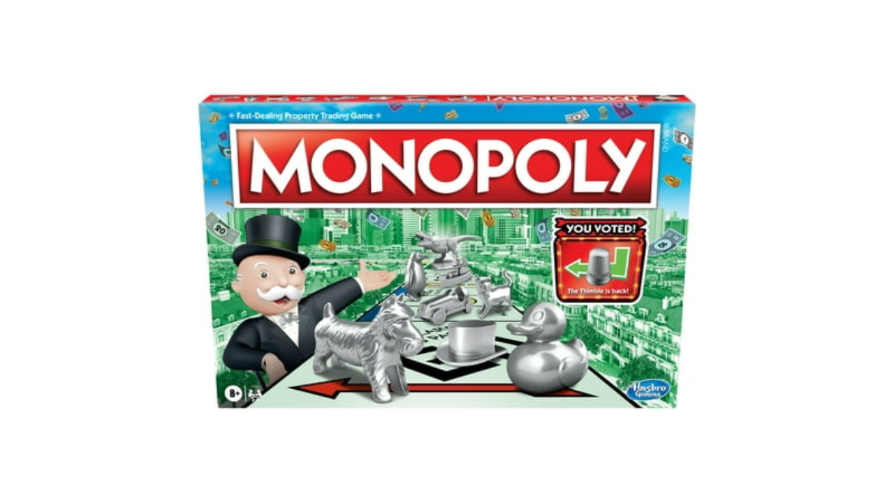 Rainbow running Mr Monopoly