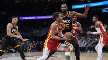 Associated Press - Trae Young had 32 points and 15 assists and the Atlanta Hawks beat the Phoenix Suns 129-120 on Friday night.  Bogdan Bogdanovic came off the bench to hit 4 of 7 shots from long