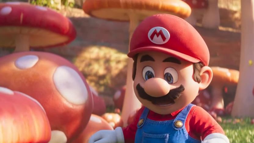 Mario in the 'Super Mario Bros.' movie