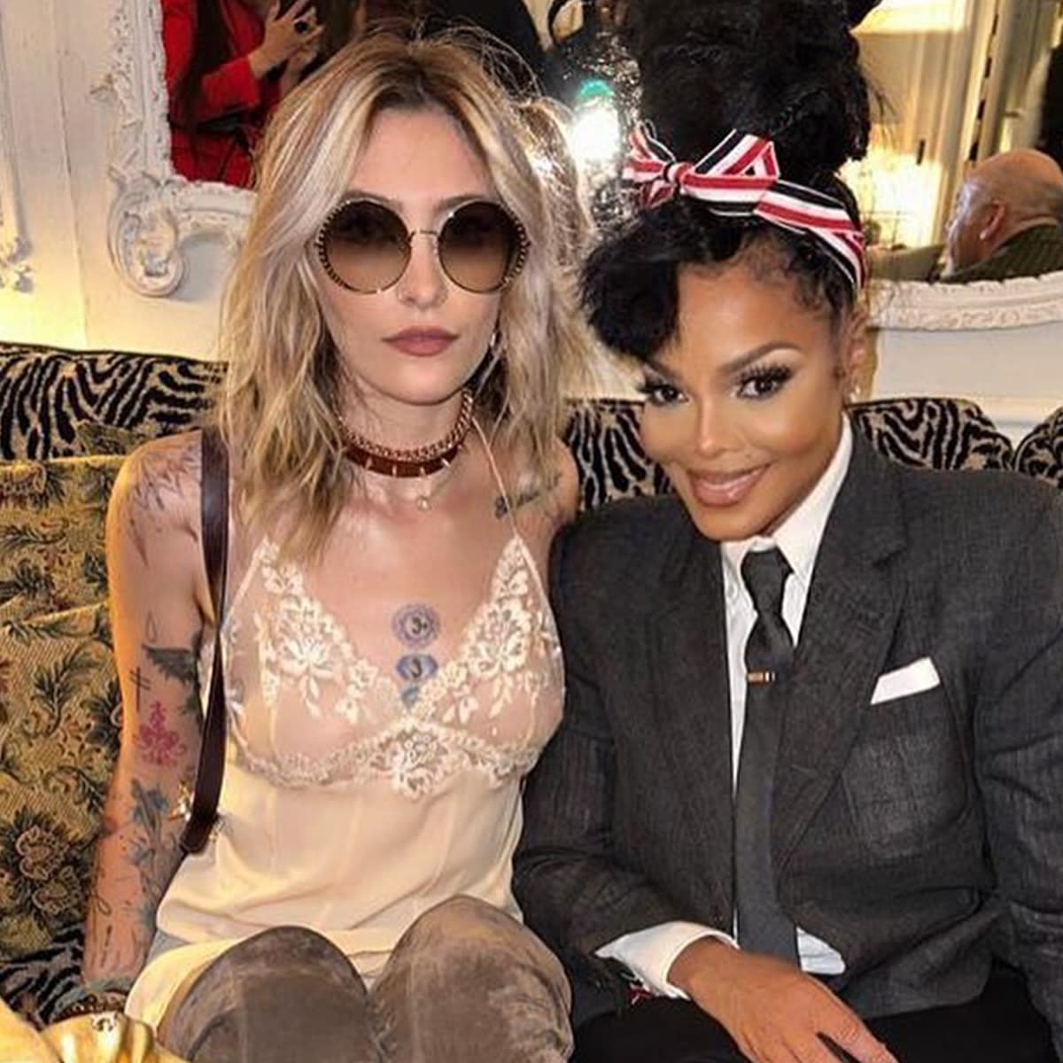 Paris Jackson and Aunt Janet Jackson Appear Together in Rare Photo