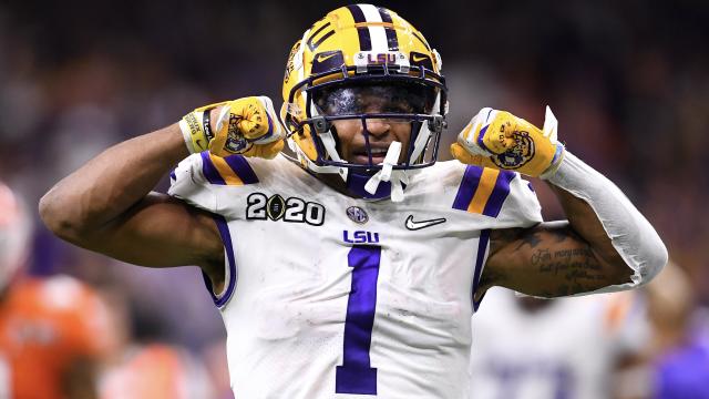 LSU football star receiver Ja'Marr Chase leaving early for NFL Draft