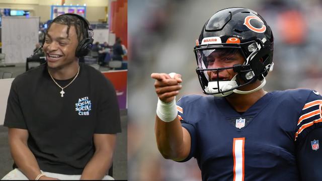 Justin Fields is learning to embrace the fantasy community