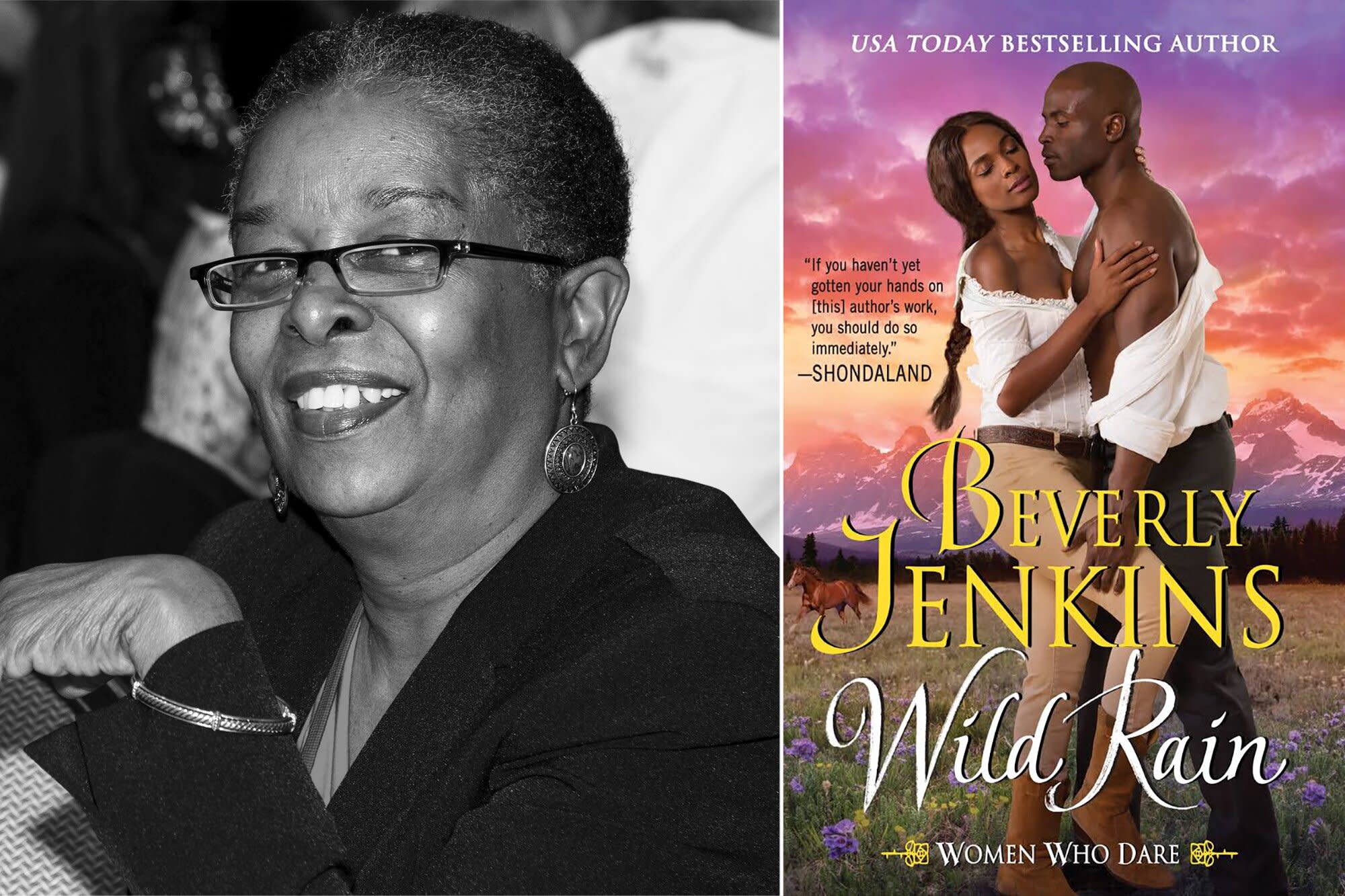 Romance author Beverly Jenkins on writing her first 'cinnamon roll