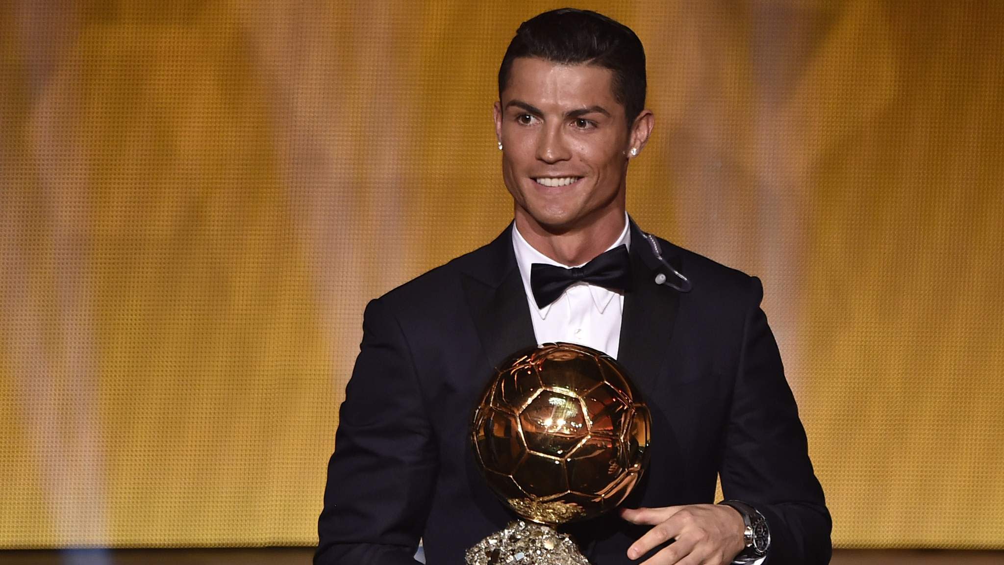 Ronaldo Wins Ballon D'Or For Third Time