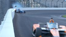 Lundqvist crashes hard during Indy 500 practice