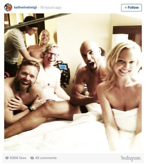 Katherine Heigl Shares Funny Crew Reaction To Her Nude Scene