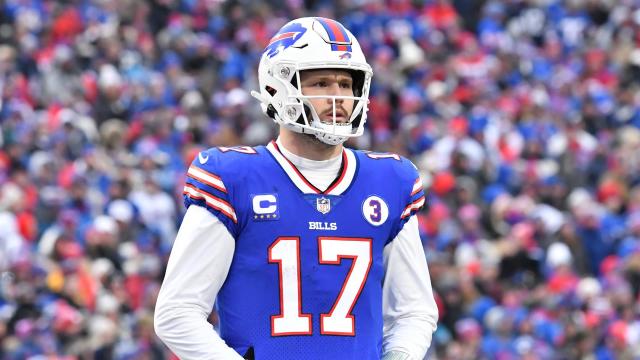 Crushin' it  Best photos of Josh Allen taking batting practice before Blue  Jays-Yankees game