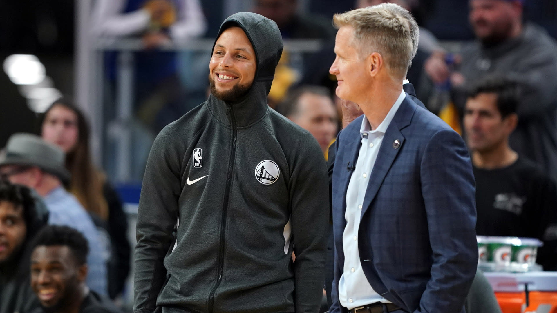 Warriors' Steve Kerr reveals craziest shot he's seen Steph Curry ...