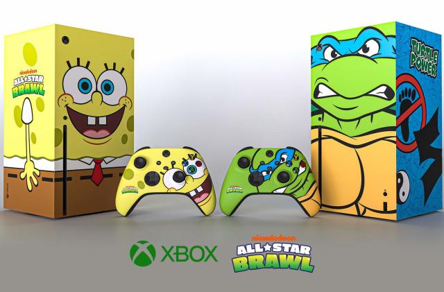 Xbox x Nickelodeon All-Star Brawl consoles