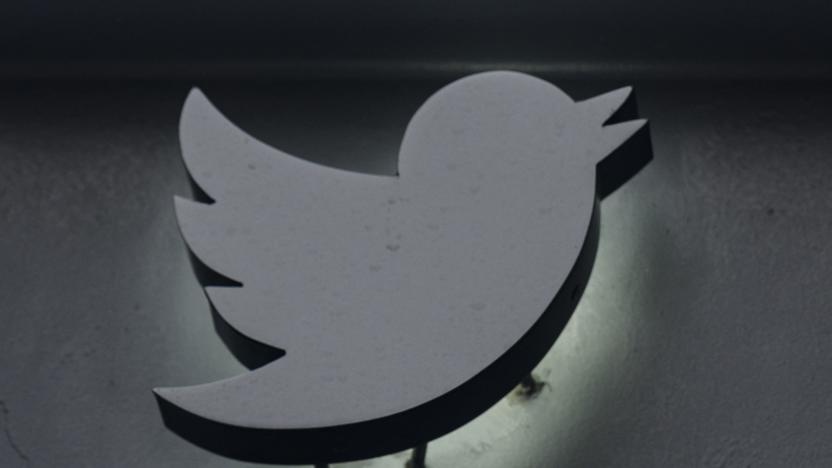 The Twitter logo at their offices in New York City on January 12, 2023. (Photo by ANGELA WEISS / AFP) (Photo by ANGELA WEISS/AFP via Getty Images)