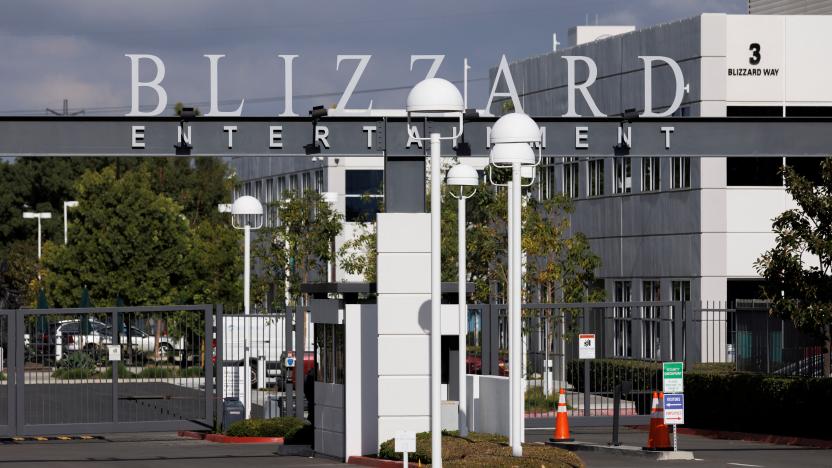 A view shows Blizzard Entertainment's campus, after Microsoft Corp announced the purchase of Activision Blizzard for $68.7 billion in the biggest gaming industry deal in history, in Irvine, California, U.S., January 18, 2022.   REUTERS/Mike Blake