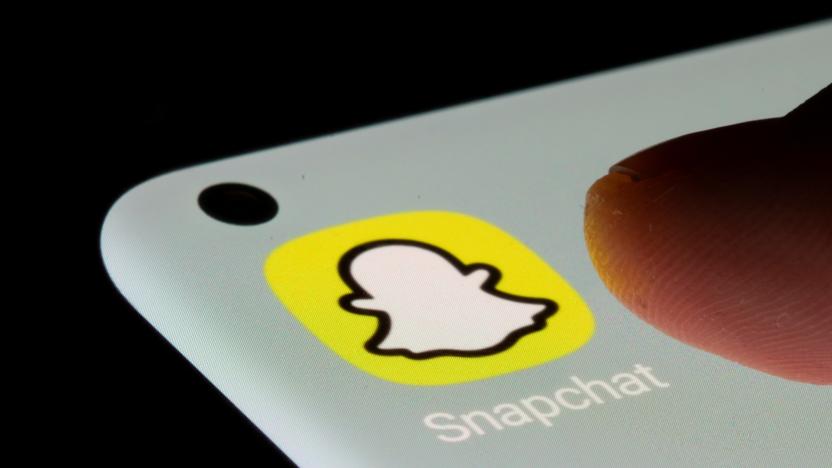 Snapchat app is seen on a smartphone in this illustration taken, July 13, 2021. REUTERS/Dado Ruvic/Illustration