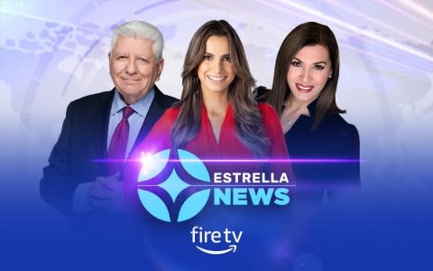 Estrella News Premiere en la aplicación Amazon News;  Amazon es la primera red de noticias en español que se lanza en dispositivos Fire TV