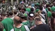 Boston fans fill streets as Celtics parade rolls through city celebrating 18th NBA victory